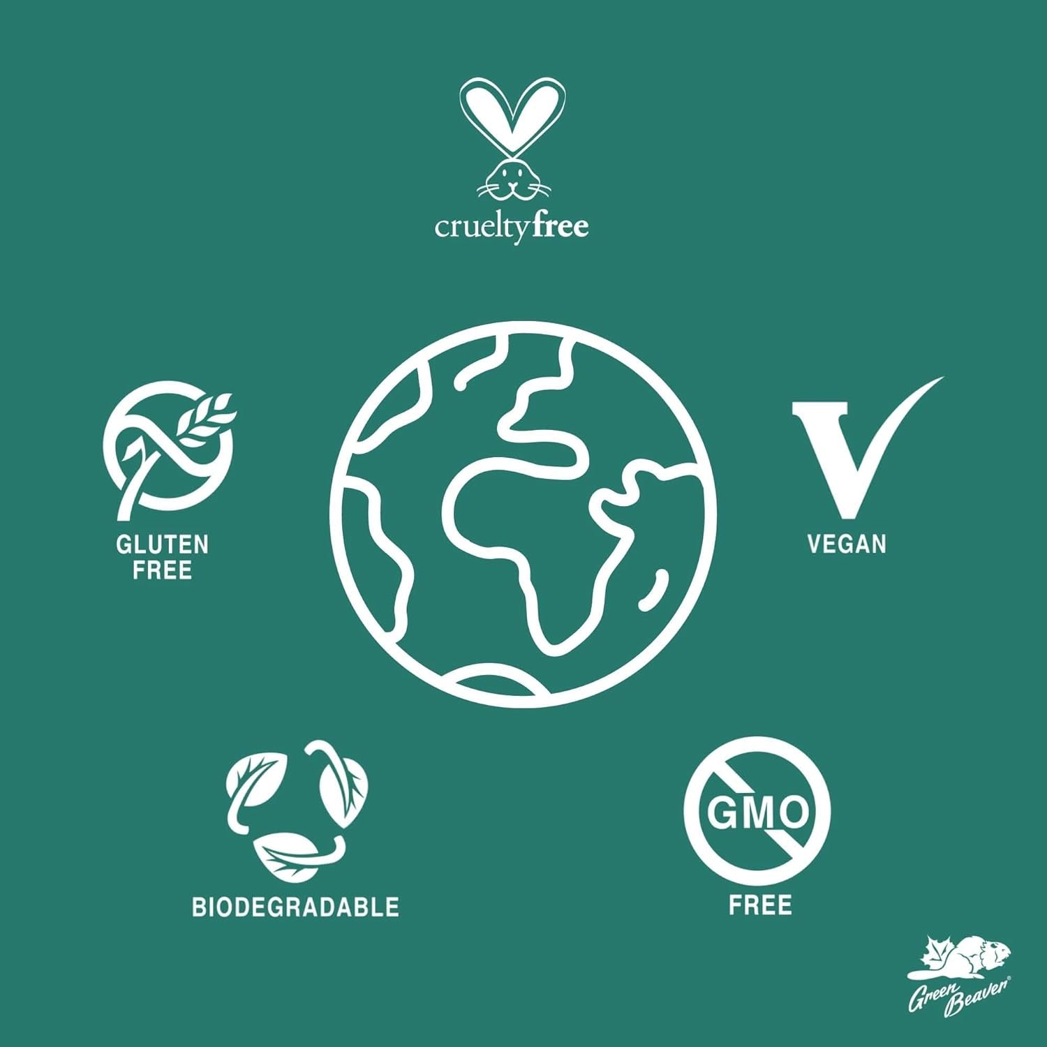 Green Beaver All Natural Body Deodorant, Paraben & Aluminum-Free, Vegan, for Normal & Sensitive Skin, Citrus, 1-Pack