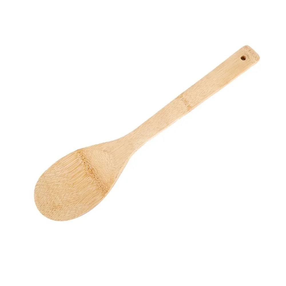 New 3Pcs Safe Bamboo Cookware Set Ecofriendly Durable Cooking Utensils Non-Stick Frying Pan Kitchen Accessories