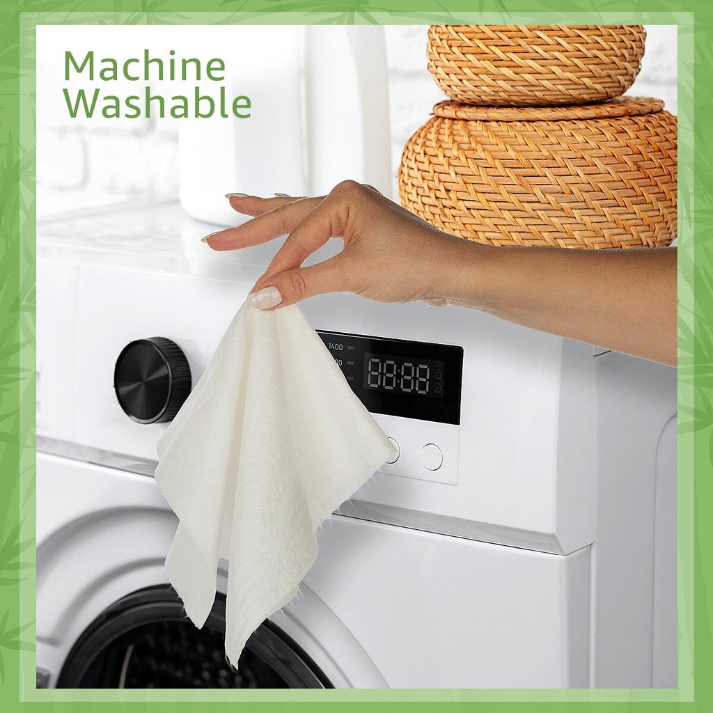 Ibambo Reusable Bamboo Paper Towels - 1 Roll, Ecofriendly, Washable, Sustainable
